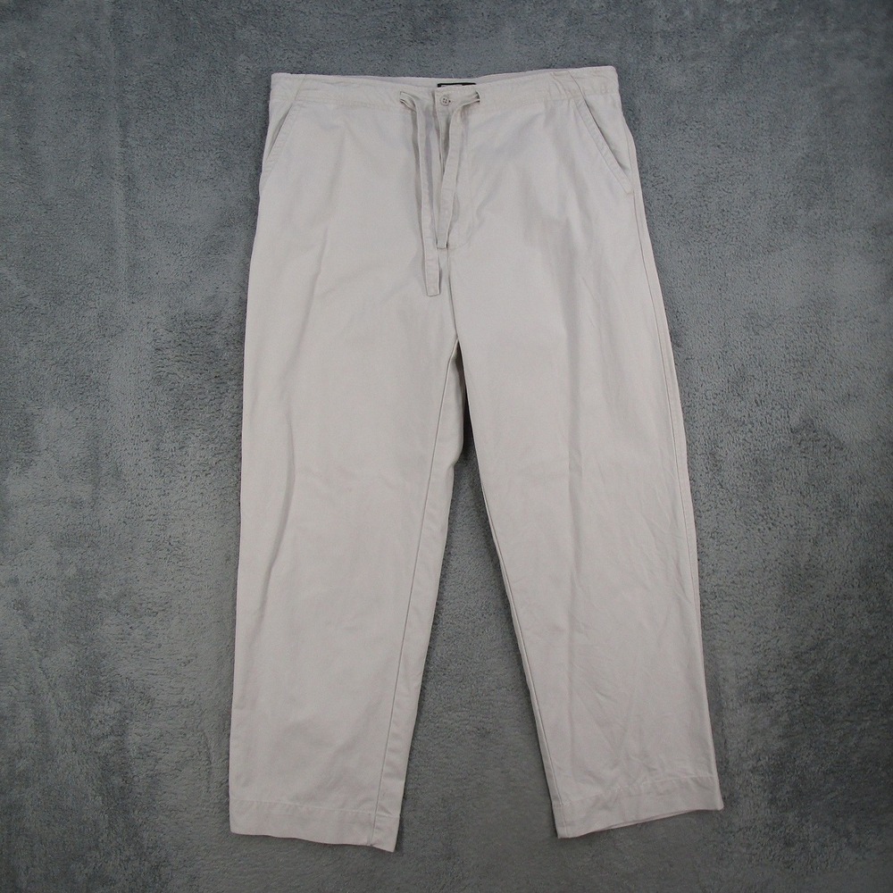 Vintage Polo Ralph Lauren Men Large Beige Drawstring Relaxed Pants 944826470BFV